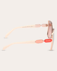 Emilio Pucci White Oversized Square Sunglasses 3